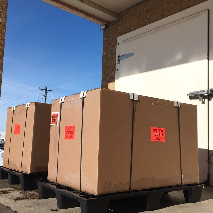 Loading Dock Unlabelled Boxes